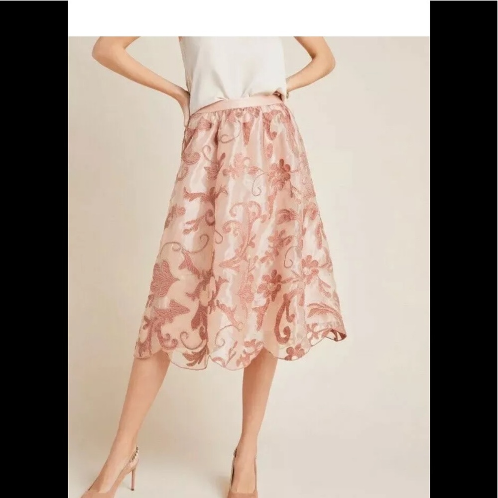 Shannon embroidered skirt